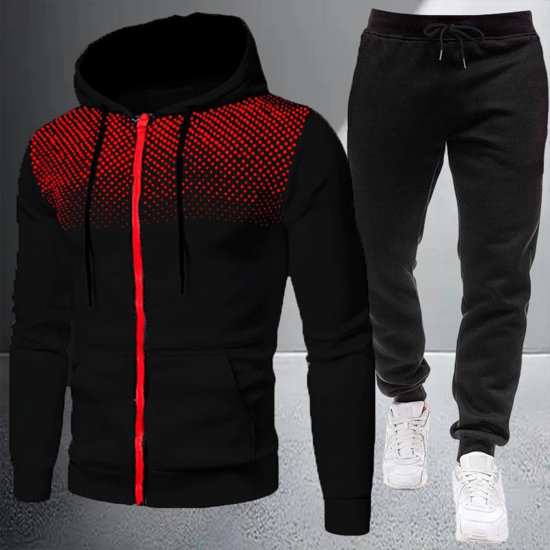 Street Fashion Guys - Autumn Winter High-end Men's Jacket Tracksuit