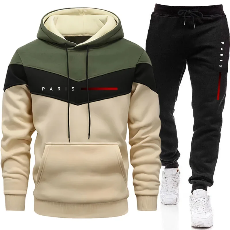 Street Fashion Guys - Paris Fashion Men's Hoodies Set Daily