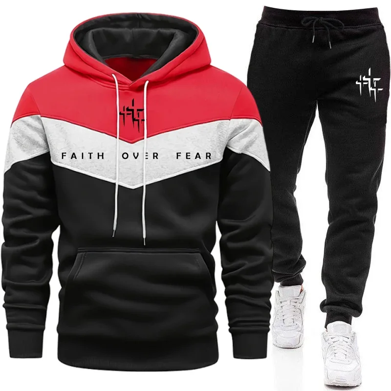 Faith Over Fear Men's Tracksui - огляд і ціна Street Fashion Guys