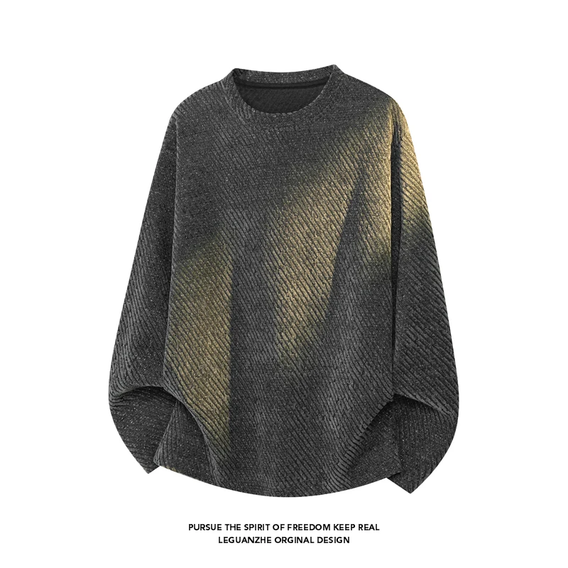 Men Diagonal Stripe Textured L - огляд і ціна Street Fashion Guys