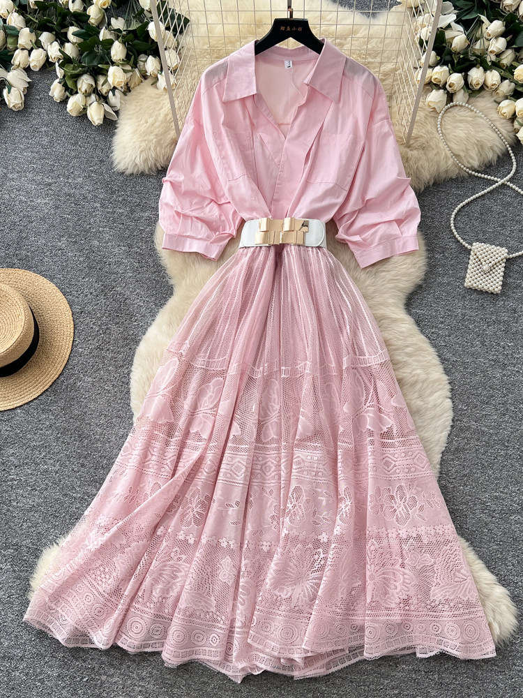 French Commute Style Pink A Li - огляд і ціна Street Fashion Events