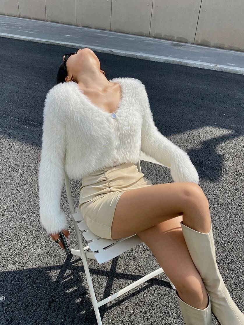 WOMENGAGA Imitating Mink Fleec - огляд і ціна Street Fashion In Japanese