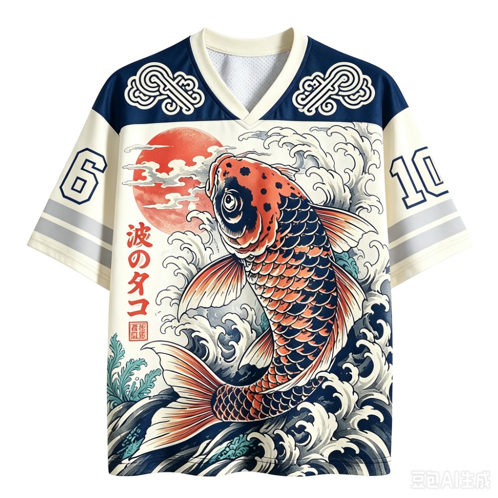 Japanese Koi Fish Waves Sport  - огляд і ціна Street Fashion In Japanese