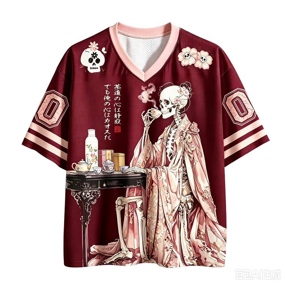 Japanese-style Retro Skull Tea - огляд і ціна Street Fashion In Japanese