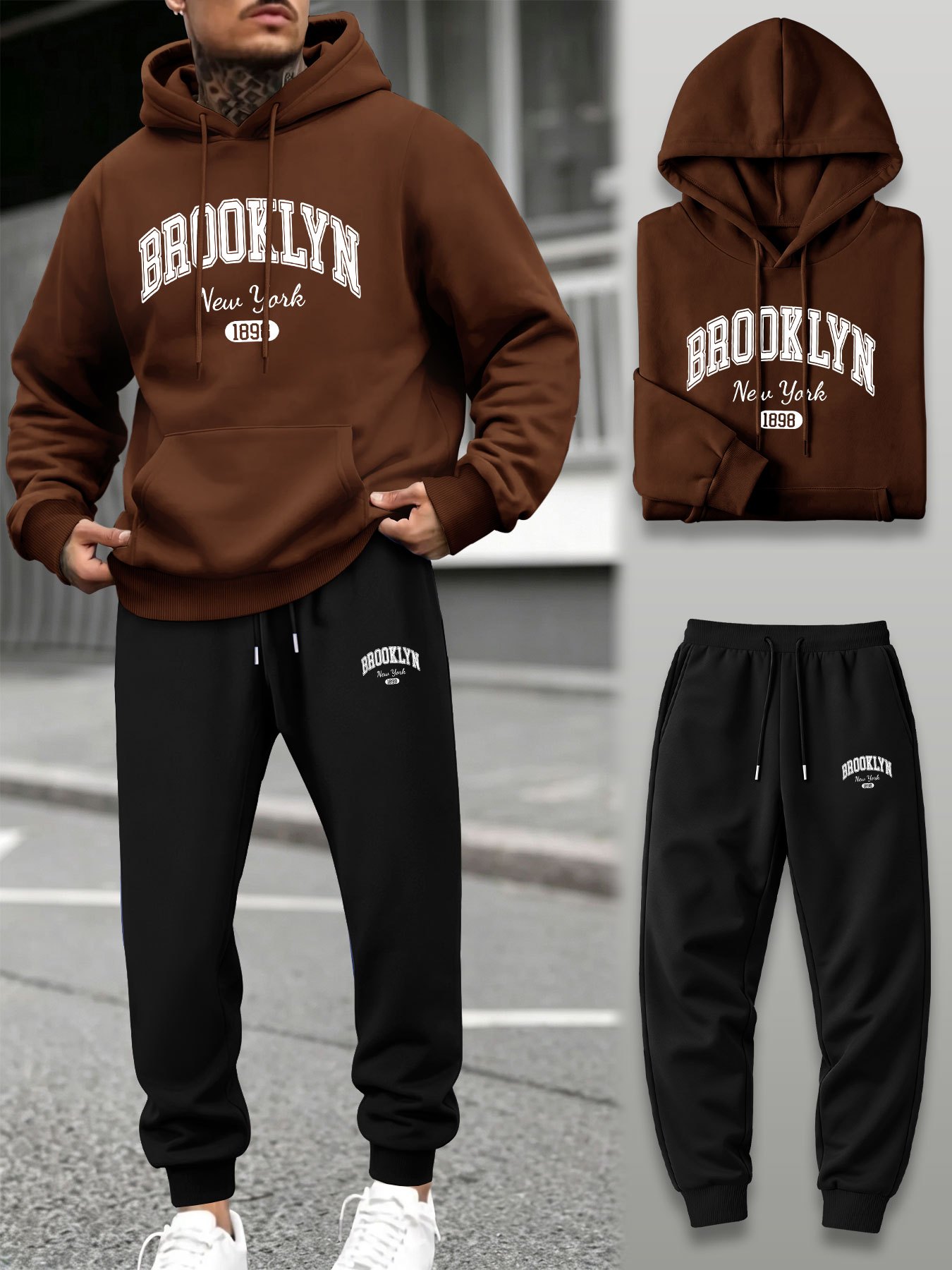 Men 2 Piece Tracksuit Hoodie J - огляд і ціна Street Fashion Guys