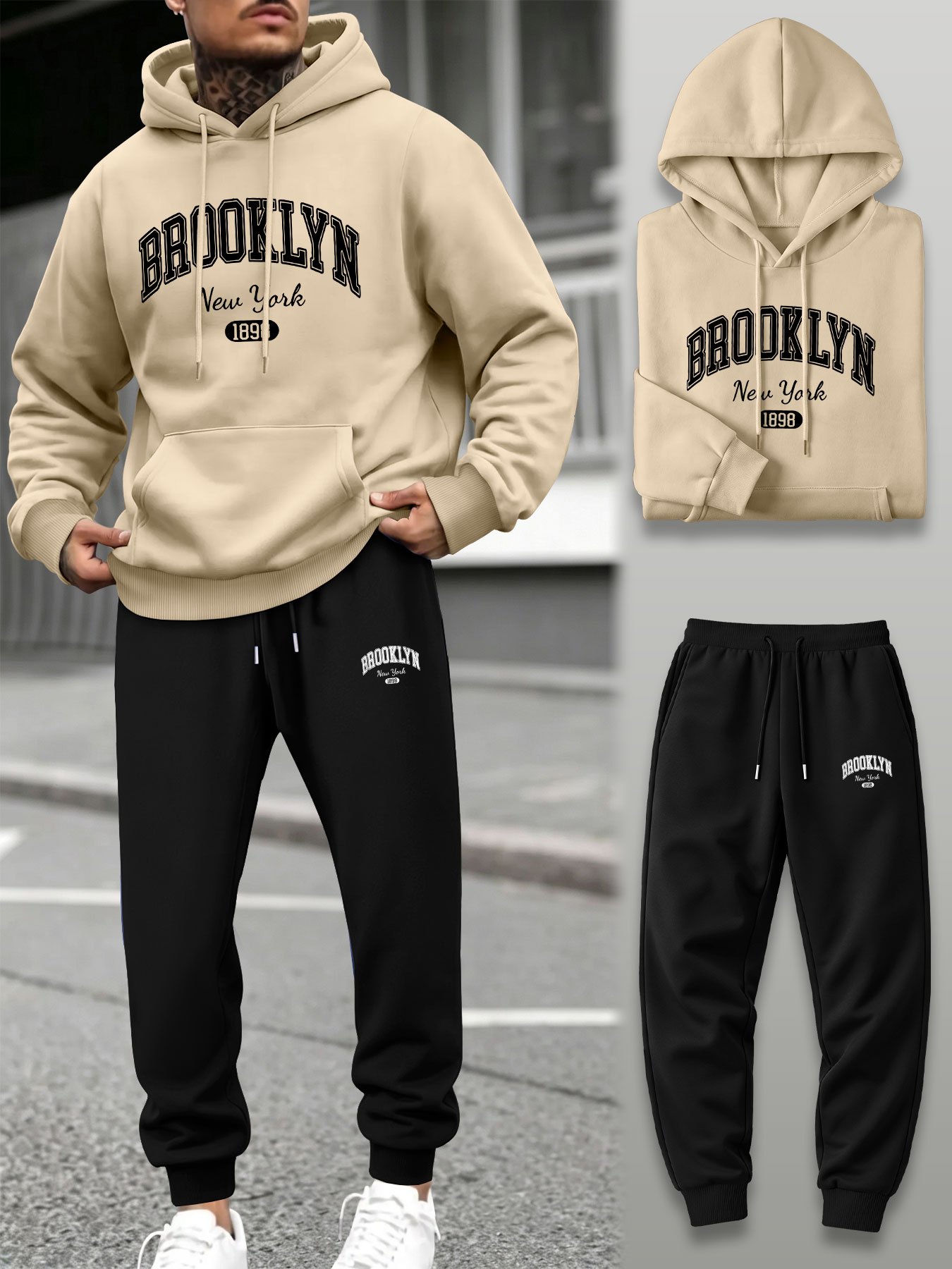Men 2 Piece Tracksuit Hoodie J - огляд і ціна Street Fashion Guys